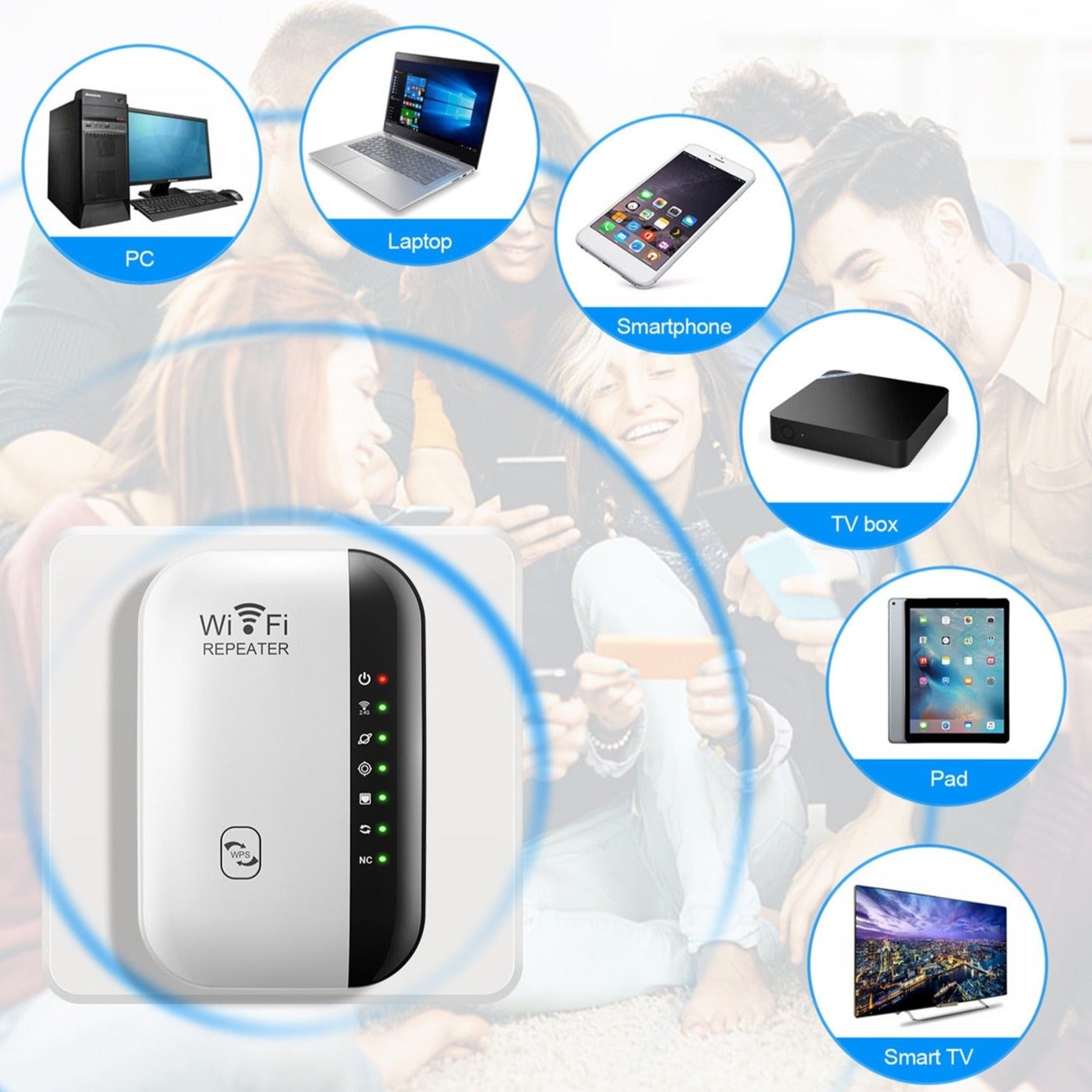 Wireless WIFI Repeater - Liv Smart Tech