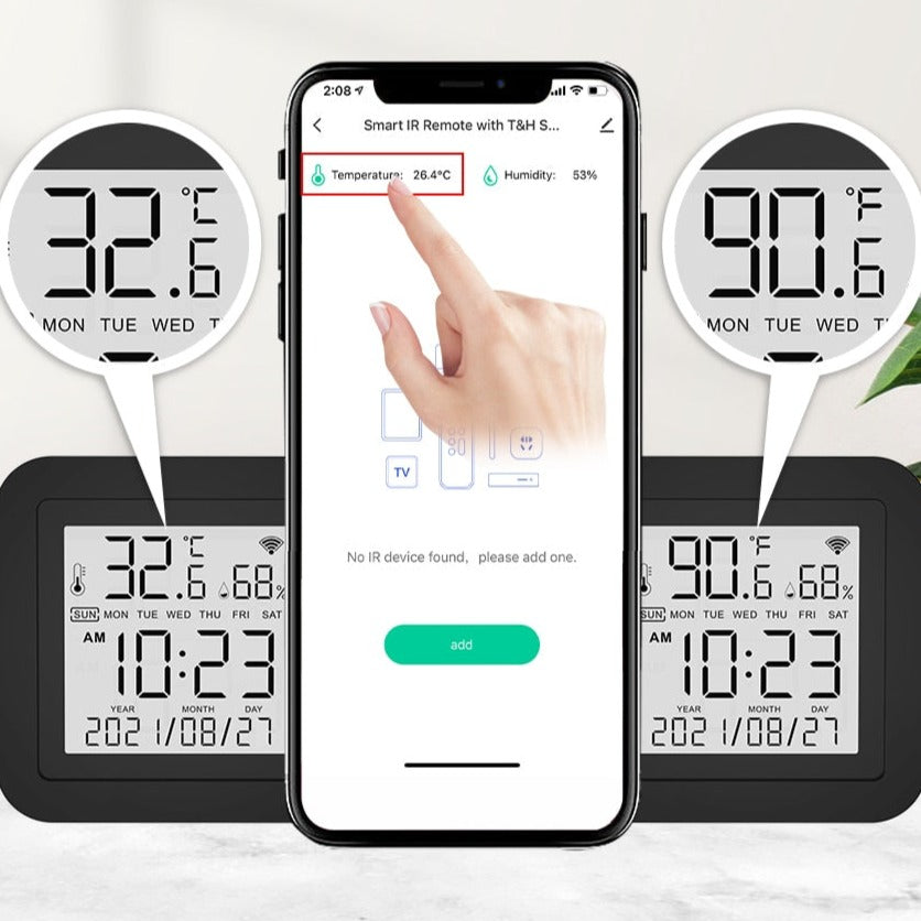 Smart IR Remote with Temperature - Liv Smart Tech